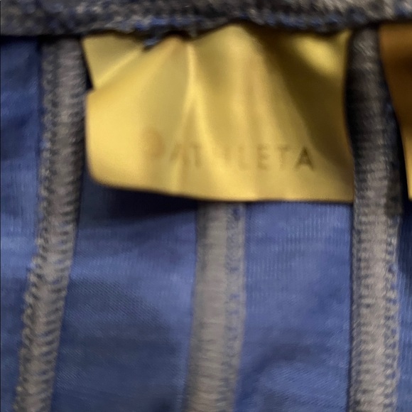 Athleta Pacifica Cap Sleeve 1/4 Zip Athletic Top in Blue Size S - Picture 3 of 8